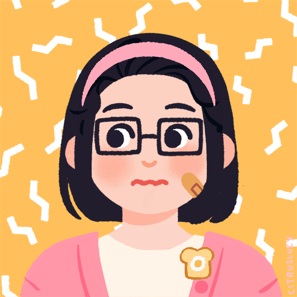 pinen wearing a ribbon on her head, gesturing a "shh". there is a hydrangea bush behind her that frames her face pretty decently